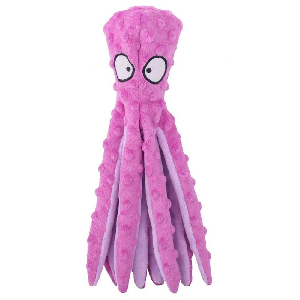Octopus Squeaker Dog Toy