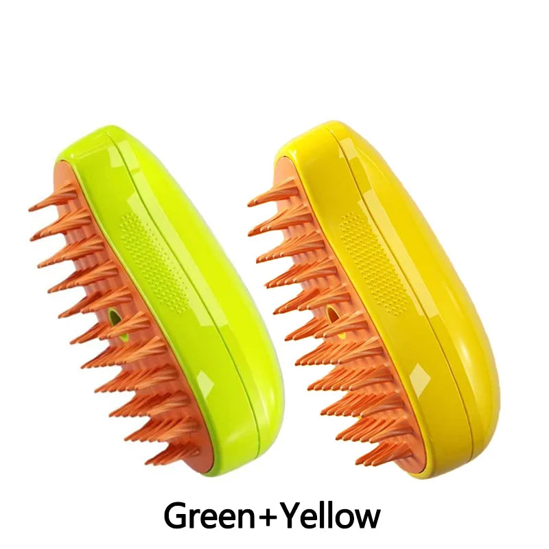 Electric Steam Dog Grooming Brush