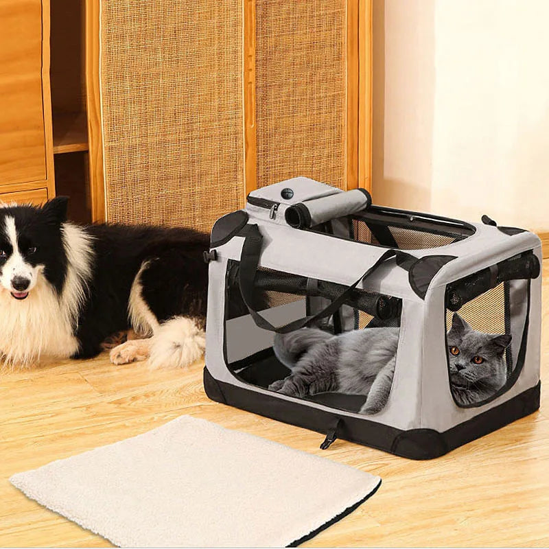 Soft Folding Dog Travel Crate