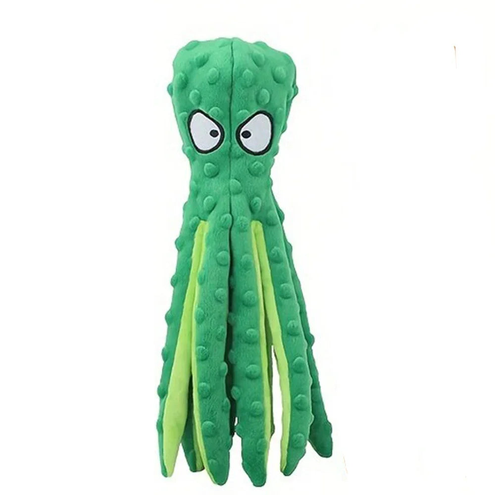 Octopus Squeaker Dog Toy