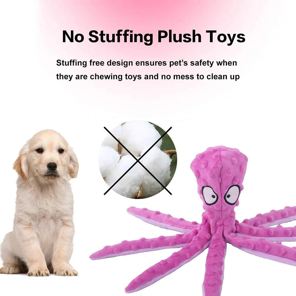 Octopus Squeaker Dog Toy