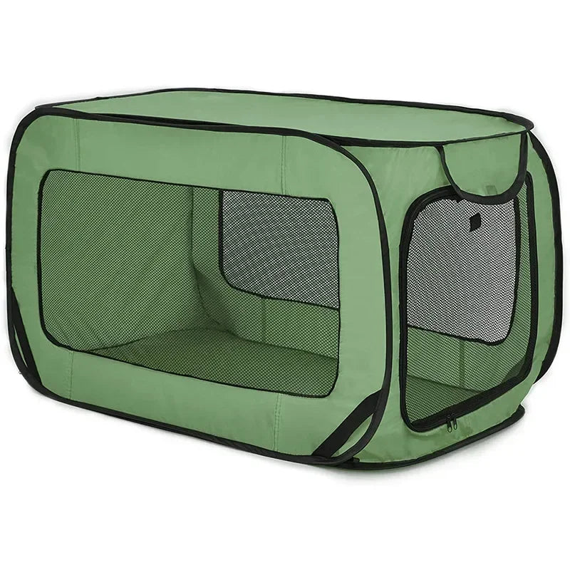 Portable Pop-Up Dog Tent Crate