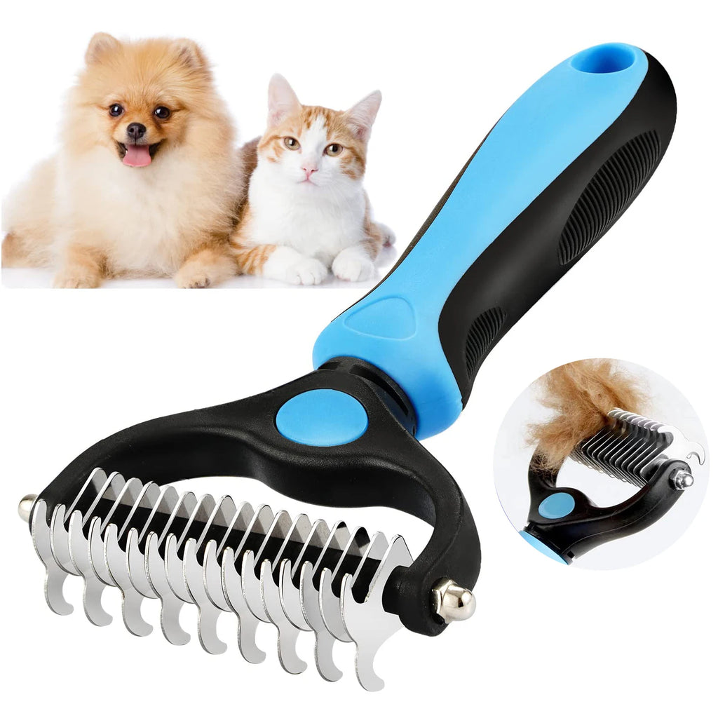 Dog Deshedding & Knot-Cutting Grooming Brush