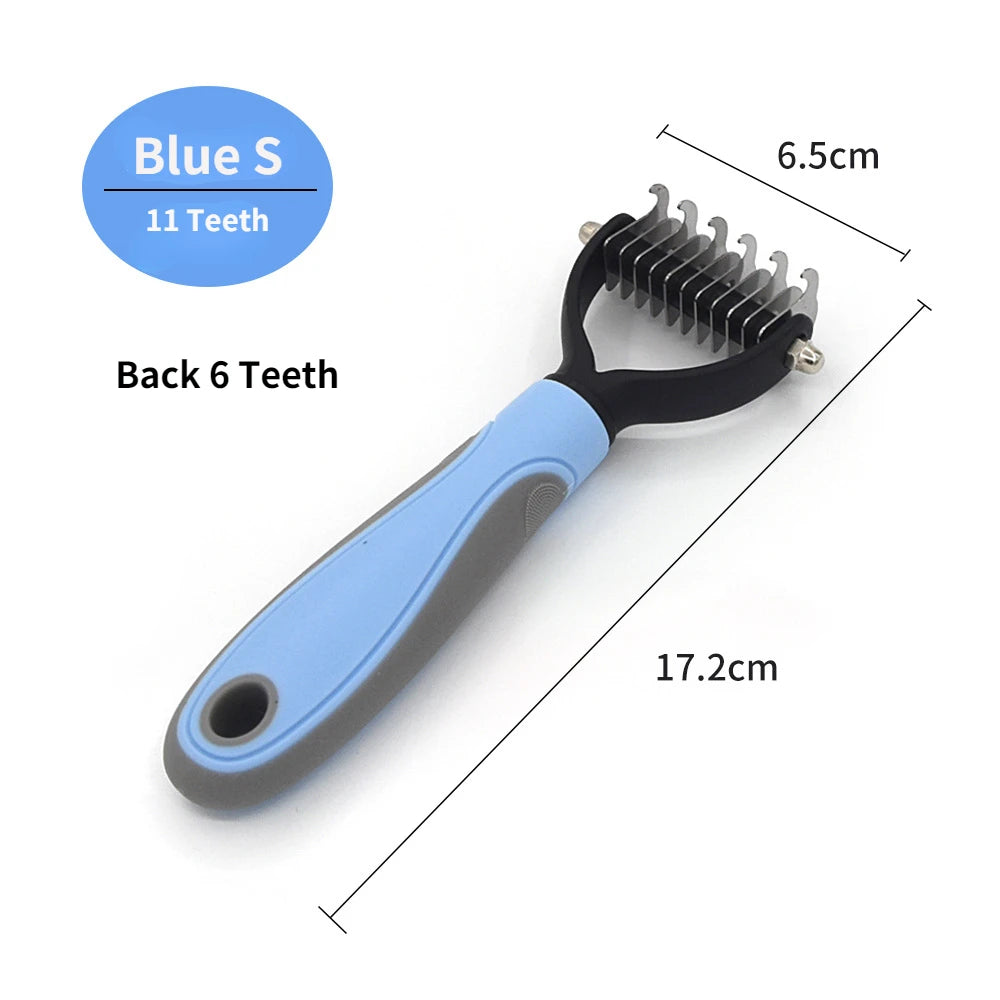 Dog Deshedding & Knot-Cutting Grooming Brush