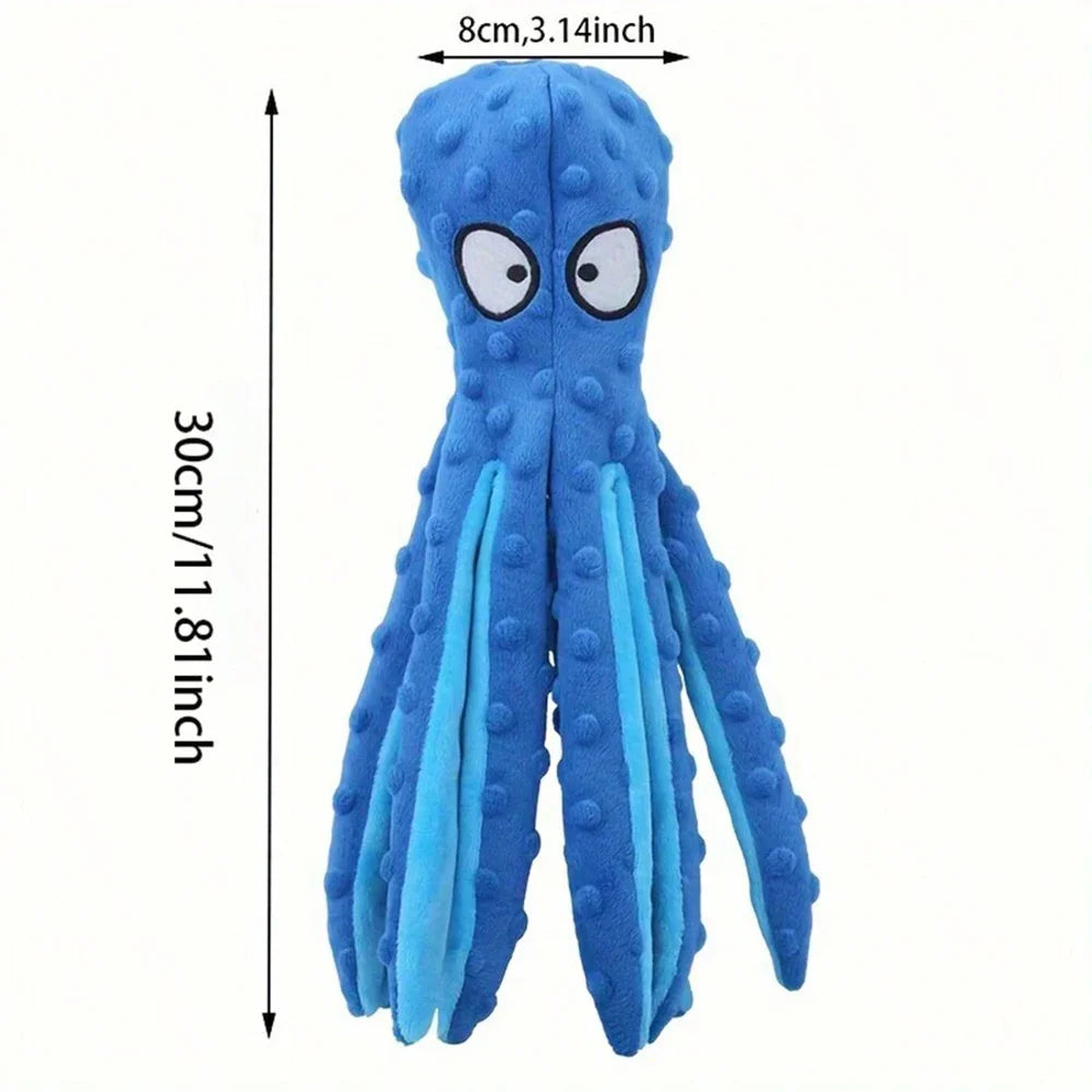 Octopus Squeaker Dog Toy