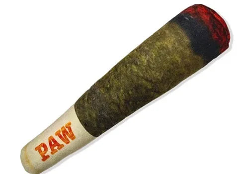 Cigar Plush Squeaky Dog Toy