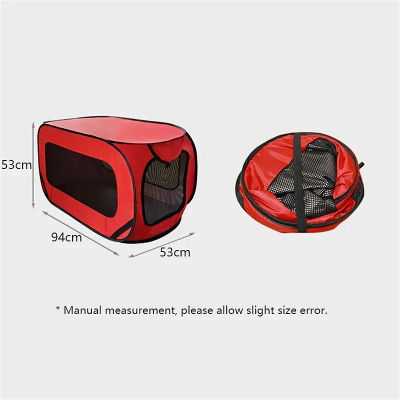 Portable Pop-Up Dog Tent Crate