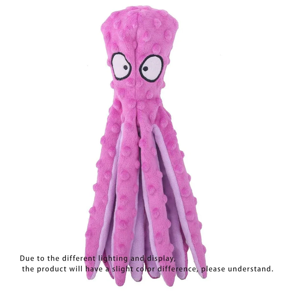 Octopus Squeaker Dog Toy