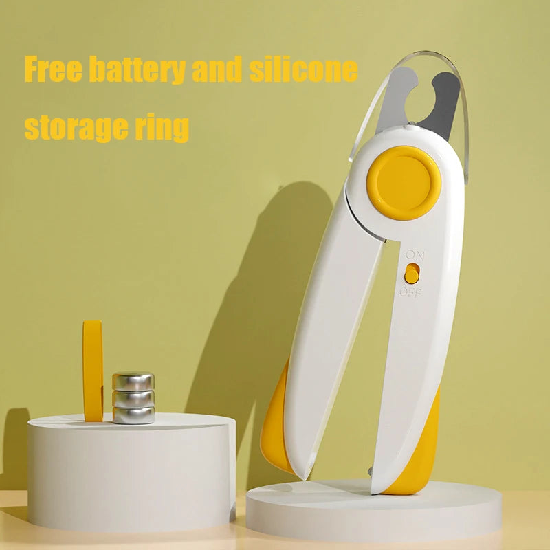 Coupe-ongles LED pour chiens pour une coupe en toute sécurité 