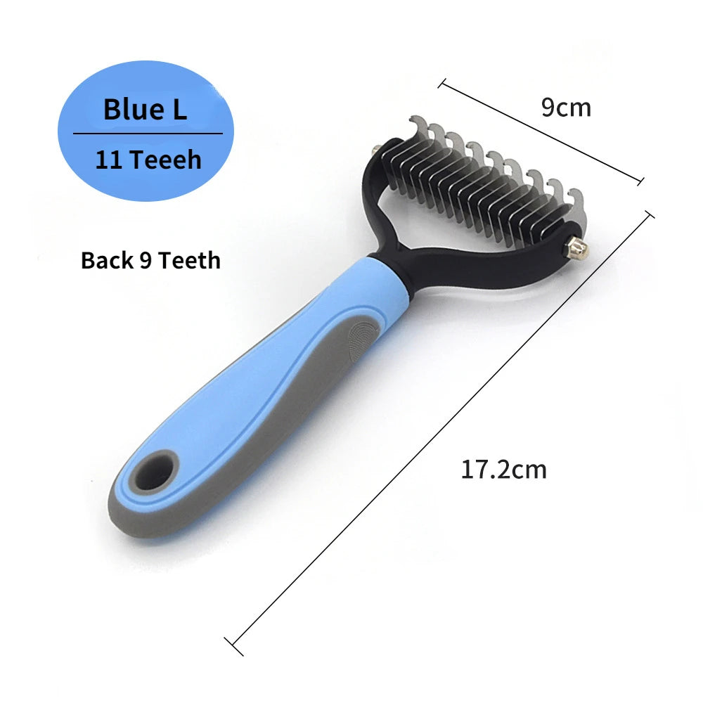 Dog Deshedding & Knot-Cutting Grooming Brush