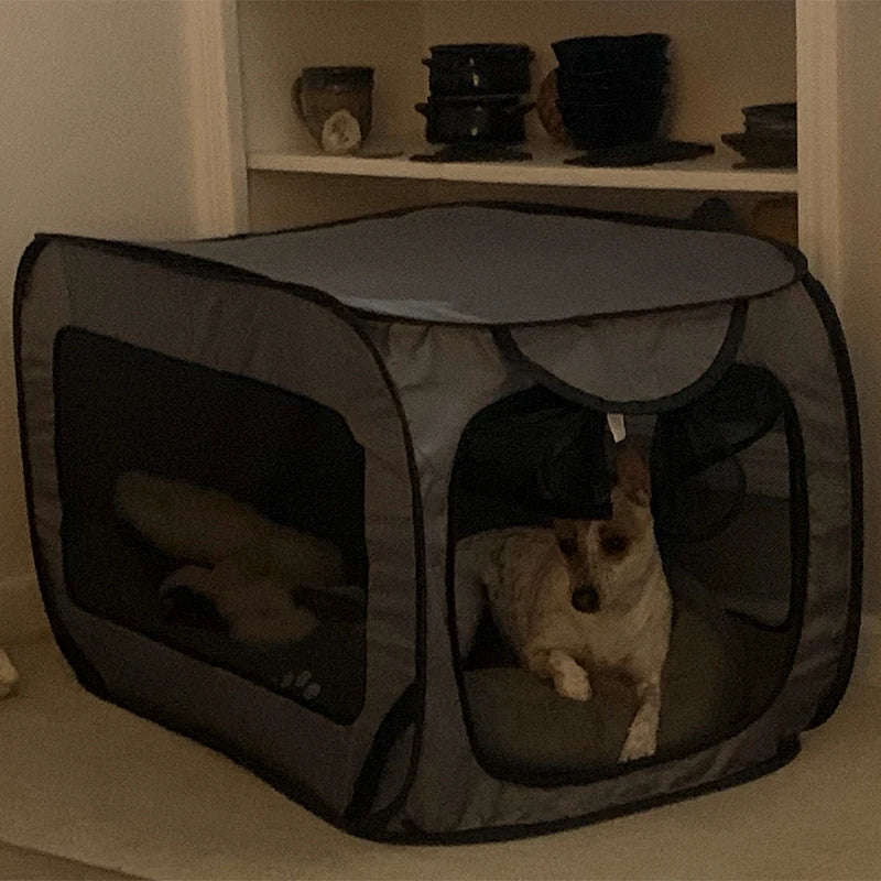 Portable Pop-Up Dog Crate
