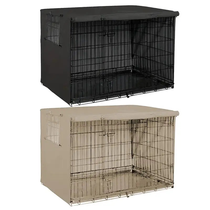 Housse imperméable pour cage de chien