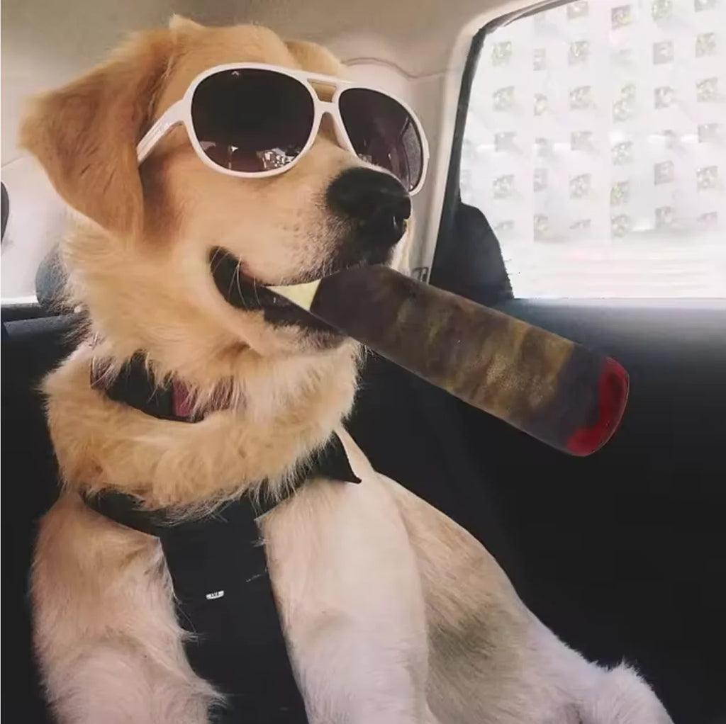 Cigar Plush Squeaky Dog Toy