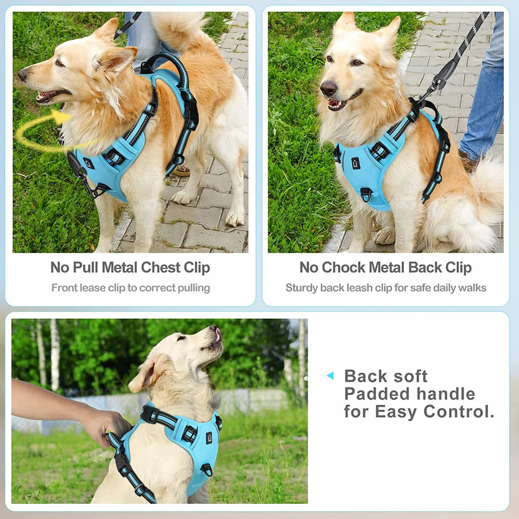 No-Pull Adjustable Dog Harness with Handle
