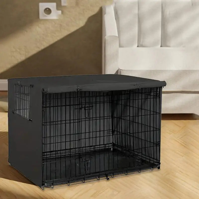Housse imperméable pour cage de chien