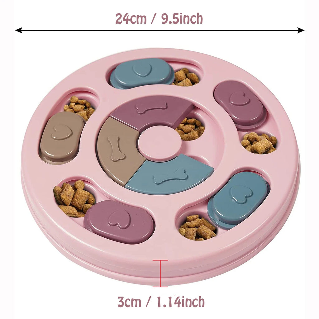 Interactive Slow-Feeding Dog Puzzle Bowl