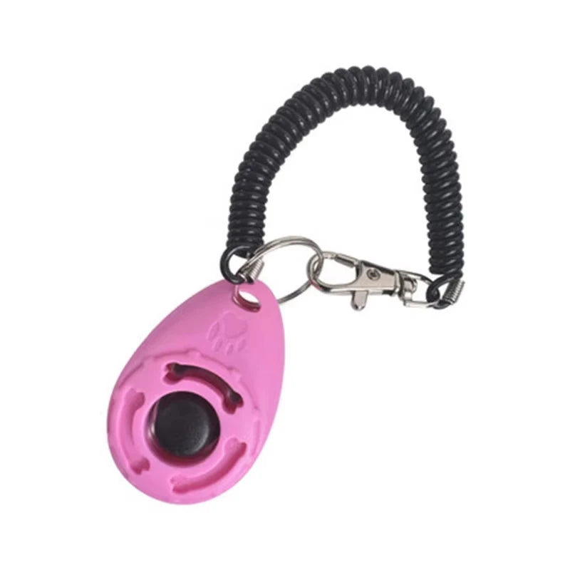 Clicker de dressage pour chien avec dragonne