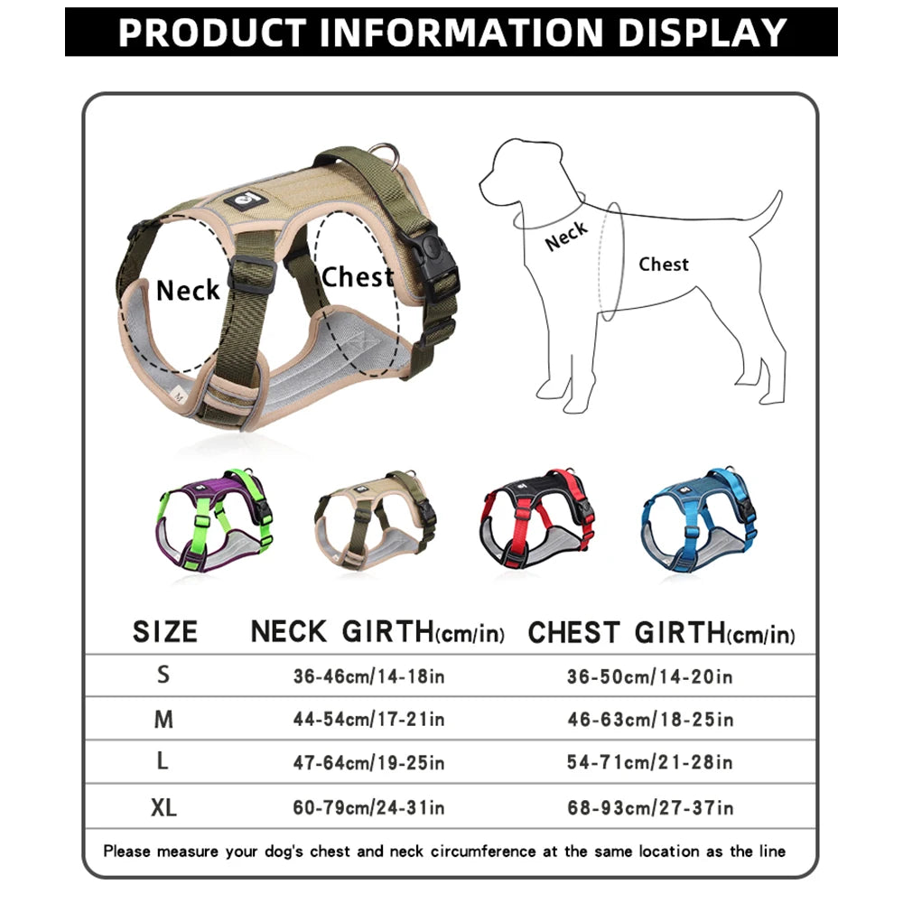 Reflective Oxford Dog Harness